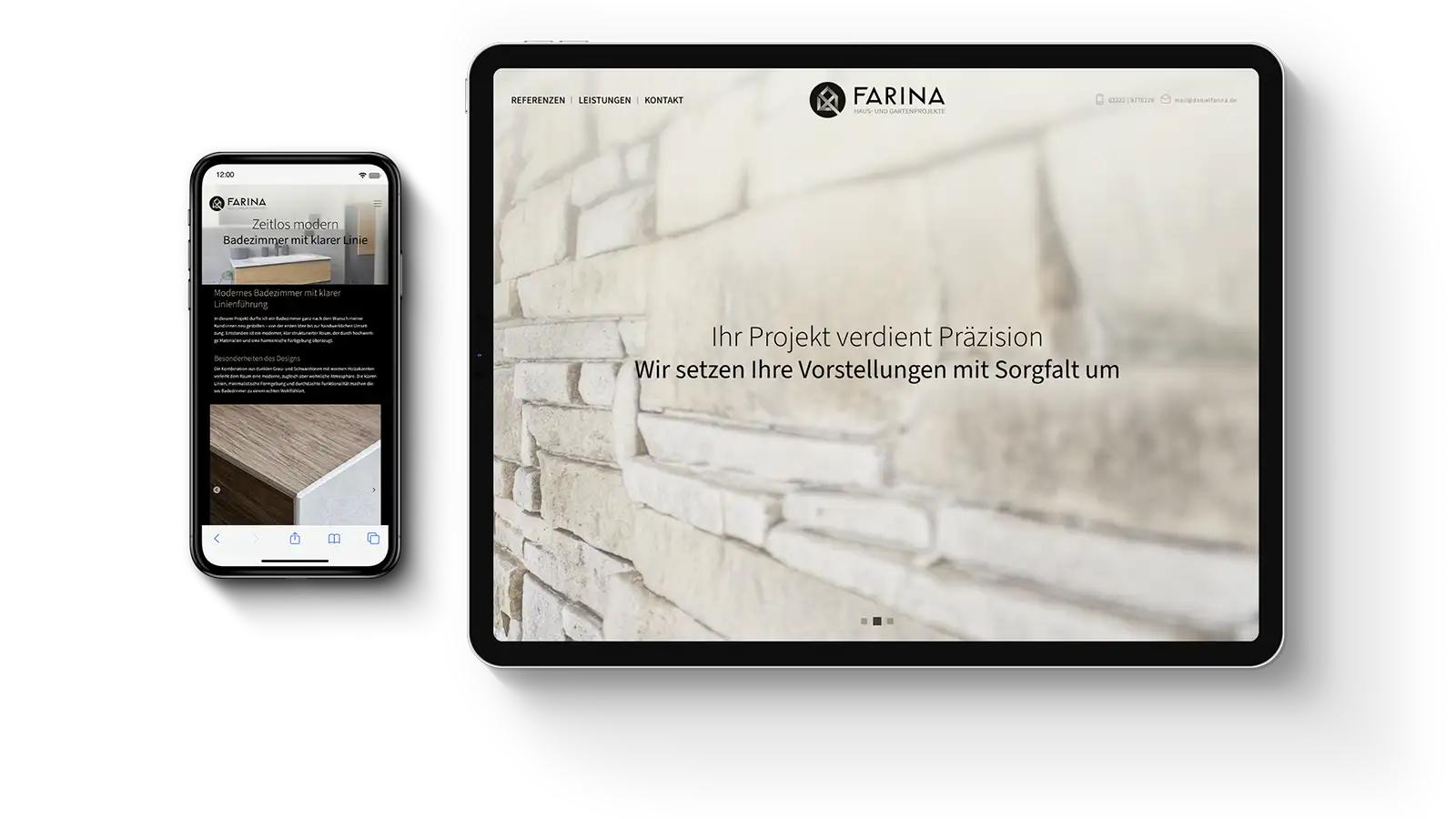 Daniel Farina Webseite